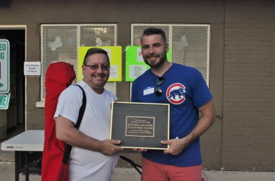 The winner of the National Register of Historic Places plaque! Courtesy Barb Ziegler.
